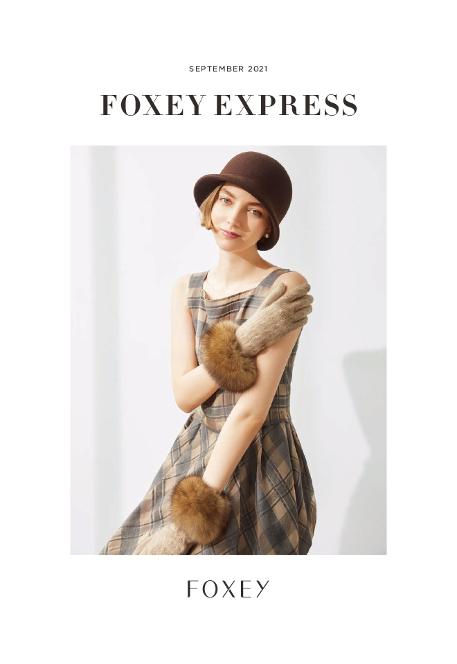 FOXEY NEW YORK  42サイズ　ミッドナイトネイビーワンピース