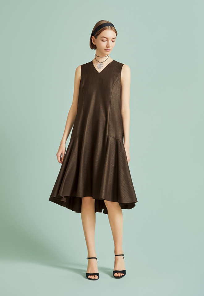 ＦＯＸＥＹ ＮＥＷ ＹＯＲＫ　Dress Rozalind ピスタチオ　３８ひざ丈ワンピース