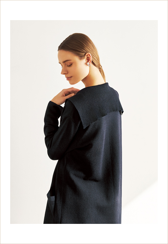 FOXEY　￥53,900　フォクシーサイズF　ニットDoloplet　ネイビー 美品 FOXEY NEWYORK フォクシー ニット セーター ネイビー 40