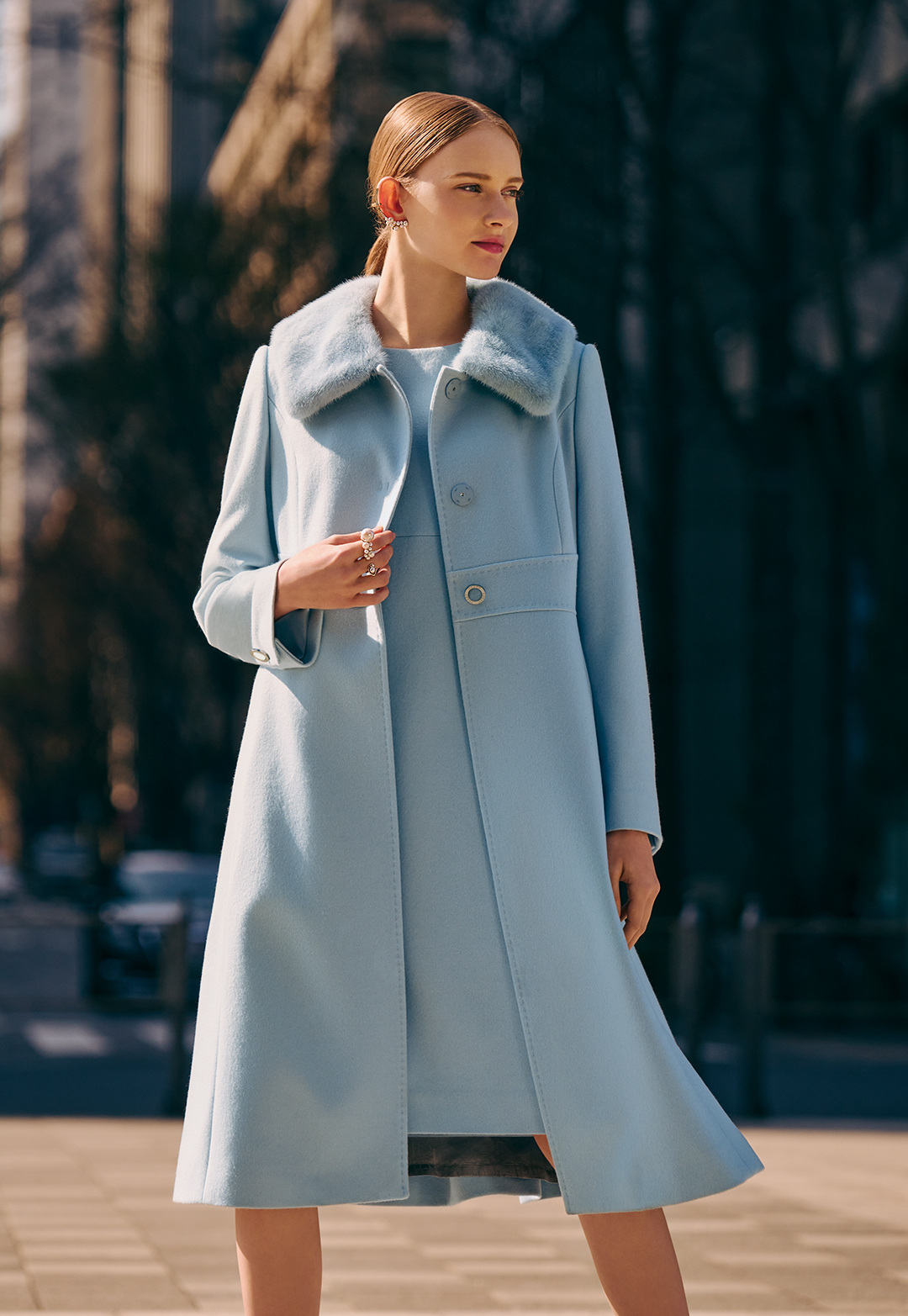 FOXEYフォクシー ※Crepe※カシミア※ジャケットコート※新品未使用 FOXEYフォクシー ※Crepe※カシミア※ジャケットコート※新品未使用