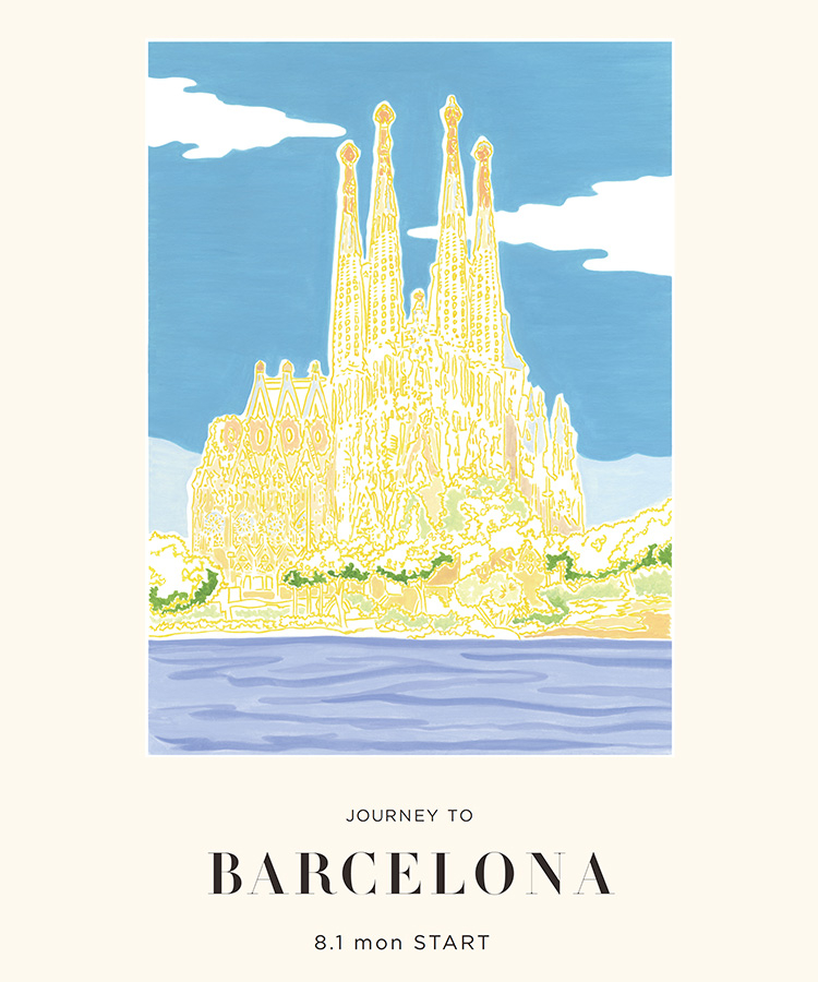 JOURNEY TO BARCELONA -8.1 (mon) start